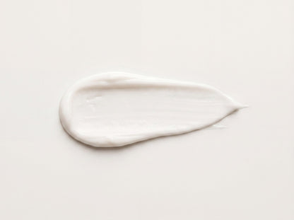 Body Lotion cream texture swatch